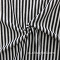 Padrão de listras de amostra livre e elástica e elástica 100% Polyester Loose Jersey Knit Fabric para roupas